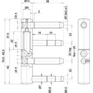 uvrtno-nasadilo-tip-495-3d-exacta-krilo-o-tecaja-14-mm-jeklo-cinkano-fe5-mere