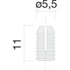 vtisna-matica-iz-umetne-mase-11-x-55-izvrtina-o-5-mm-umetna-masa-natur-mere
