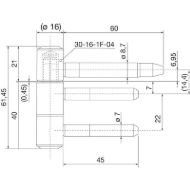 uvrtno-nasadilo-2-delno-za-vrata-s-polnili-16-mm-jeklo-crno-premazano-ral-9005-mere
