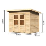 lesena-vrtna-hiska-karibu-merseburg-3-208x220x150-les-14mm