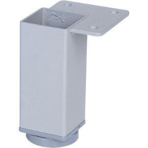 Pohištvena noga 40 x 40 x 100 mm, siva