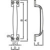 rocaj-za-drsna-vrata-raven-230mm-siva-litina-crno-zgano-lakirano-mere