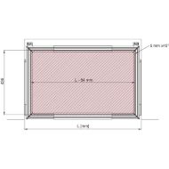 servetto-izvl-vodilo-sprednjegahrbtnega-profila-papillon-440-560-mm-antracit