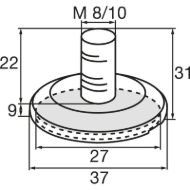 nivelirni-vijak-quickclick-vstavek-iz-umetne-mase-o-37-mm-m10-x-25mm-kromiran