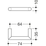rocaj-o-10-mm-hewi-56210b-razmak-64-mm-sirina-74-mm-poliamid-bel-mat