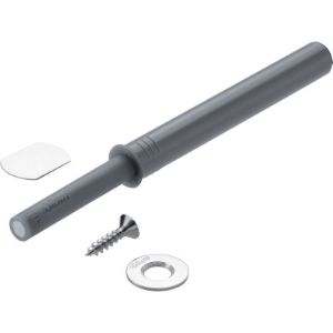BLUM TIP-ON mehanizem za vrata 956A1004, dolga izvedba z magnetom, plat.siva