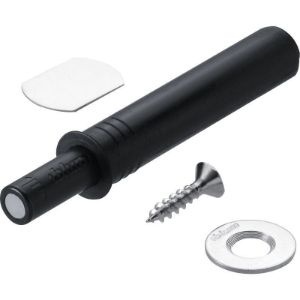 BLUM TIP-ON mehanizem za vrata 956.1004, kratka izvedba z magnetom, kar.črn