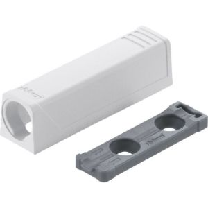 BLUM TIP-ON ploščica ravna, kratka izvedba; 956.1201, svilnato bela