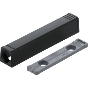 BLUM TIP-ON ravna ploščica, dolga izvedba; 956A1201, karbonsko črna