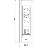 vticnica-casia2-k-2-schuko-vticnica-usb-ac-polnilnik-crna