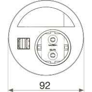 evoline-circle80-vticnica-s-kabel-prehodom-in-dvojnim-usb-ac-polnilnikom-bela