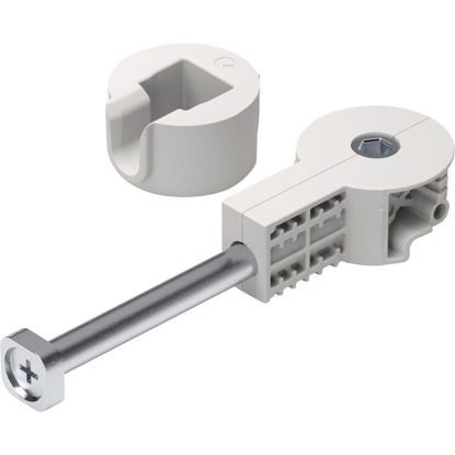 set-veznikov-za-delovne-plosce-quick-tech-100-mm-jeklo-umetna-masa-belo-siva