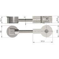 set-veznikov-za-delovne-plosce-quick-tech-100-mm-jeklo-umetna-masa-belo-siva