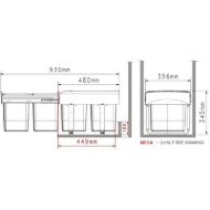 ekotech-vgradni-kos-za-odpadke-mega-40-2-x-15-litrov-umetna-masa-siva