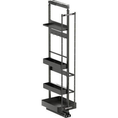 VS TAL Larder 5 Flex izvlek visoke omare Planero Iron ŠK 400 mm, lava