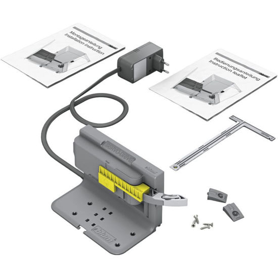 blum-servo-drive-uno-mehanizem-za-montazo-stojecega-kosa-za-smeti-prasno-siv