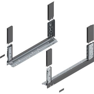 BLUM LEGRABOX free stranica predala, višina C, NL 500mm, orion siva, mat