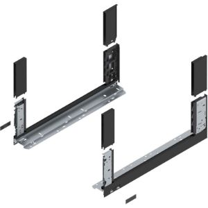 BLUM LEGRABOX free stranica predala, višina C, NL 500mm, karbon črna, mat