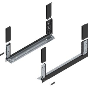 BLUM LEGRABOX free stranica predala, višina C, NL 550mm, karbon črna, mat