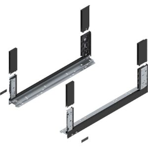BLUM LEGRABOX free stranica predala, višina C, NL 600mm, karbon črna, mat