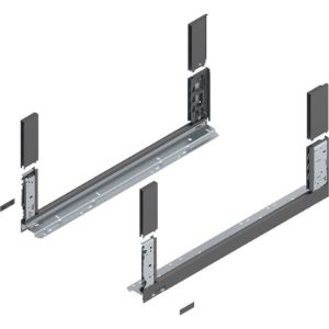 BLUM LEGRABOX free stranica predala, višina C, NL 650mm, orion siva, mat