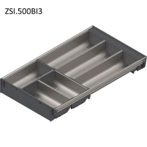 BLUM ORGA-LINE set vložkov za jedilni pribor,ZSI.500BI3, š.korpusa:400-549 mm,n.dol. 500 mm