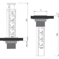 brennenstuhl-vticnica-tower-power-3-x-schuko-barva-aluminija