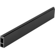 garderobna-cev-ninos-3000-mm-na-mero-aluminij-crn-mat