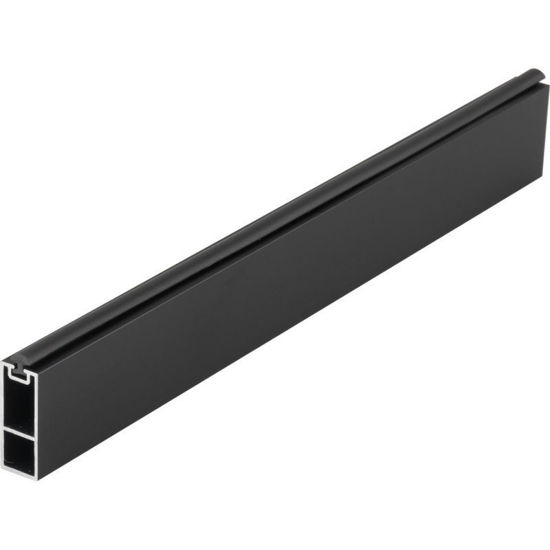 garderobna-cev-ninos-3000-mm-na-mero-aluminij-crn-mat