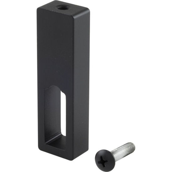 nosilec-garderobne-cevi-sredinski-nosilec-ninos-zamak-crn-mat-lakiran