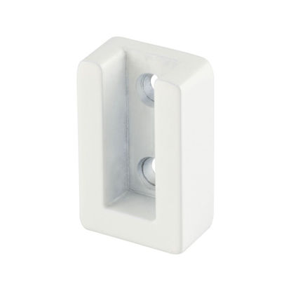 nosilec-garderobne-cevi-ninos-zamak-bel-mat-lakiran