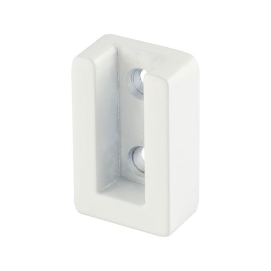 nosilec-garderobne-cevi-ninos-zamak-bel-mat-lakiran