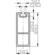 garderobna-cev-ninos-3000-mm-na-mero-aluminij-bel-mat
