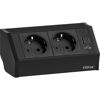evoline-v-dock-vticnica-2-x-schuko-usb-a-c-polnilnik-crn