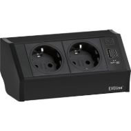 evoline-v-dock-vticnica-2-x-schuko-usb-a-c-polnilnik-crn