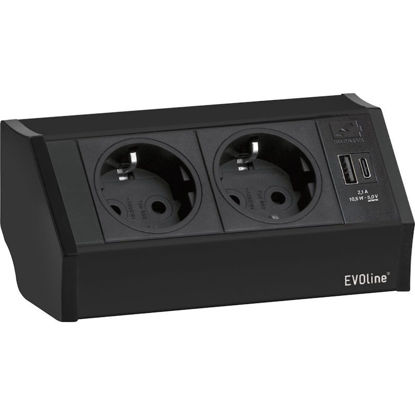 evoline-v-dock-vticnica-2-x-schuko-usb-a-c-polnilnik-crn