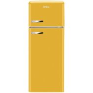amica-retro-prostostojeci-hladilnik-z-zamrzoval-top-freezer-kgc-15633-y-rumen