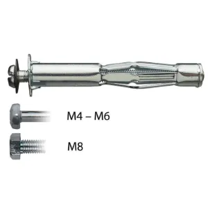 Kovinski vložek za votle prostore MUNGO MHDS M6x50/(6/21)