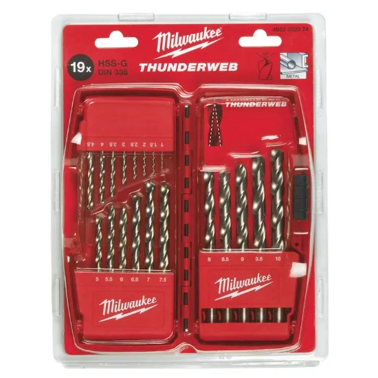 Slika Milwaukee 4932 3523 74 HSS-G Set svedrov za kovino