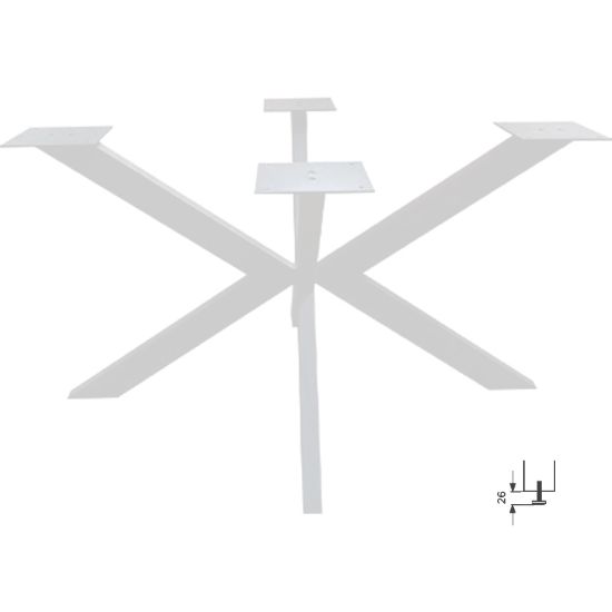podnozje-cross-xxl-belo-z-regulacijo