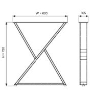 noga-hexon-z-regulacijo-crna