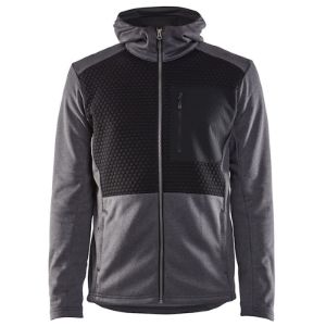 Blåkläder 3540-2533-9991 Pulover s kapuco siva/črna S