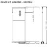 inoxa-izvlecna-kolona-hyper-859b-za-visino-1195-1595-mm