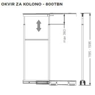 inoxa-izvlecna-kolona-hyper-859b-za-visino-1195-1595-mm