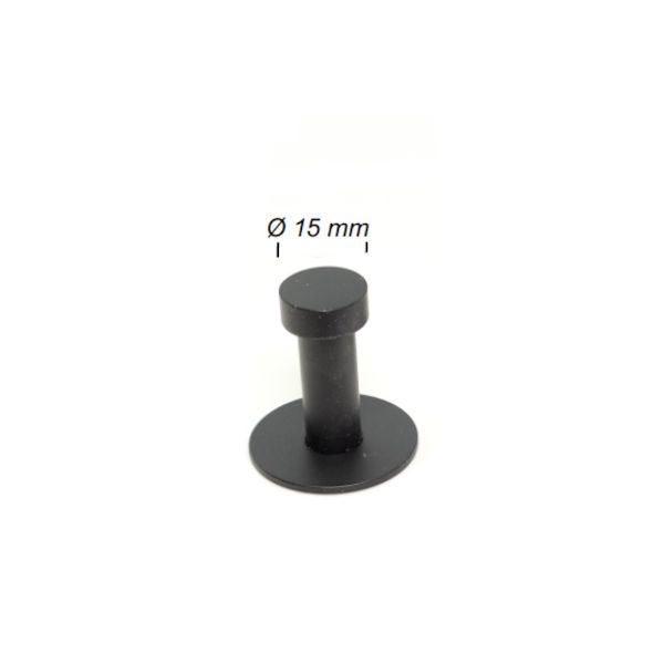 Pohištveni stenski obešalnik Grimme 75 0430 16 (Črn, Inox)