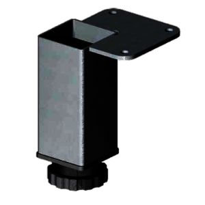NOGA 40*40  50mm VOGALNA ČRNA