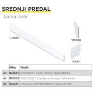 Blum ORGA-LINE Vpenjalo Prečnega Delilnika Z40C0002Z Svileno Bela
