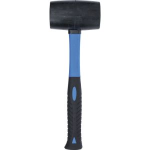 BGS gumijasto kladivo, sod.oblike, črno, 50 x 80 mm, z ročajem iz stekl.vlaken