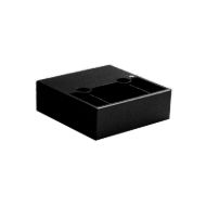 Pohištvena noga POLIPLAST 60x60 H=20mm črna