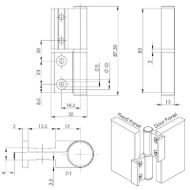 SISO X-Nasadilo Nina Eloksiran Alu Levo (do 13mm)-mere